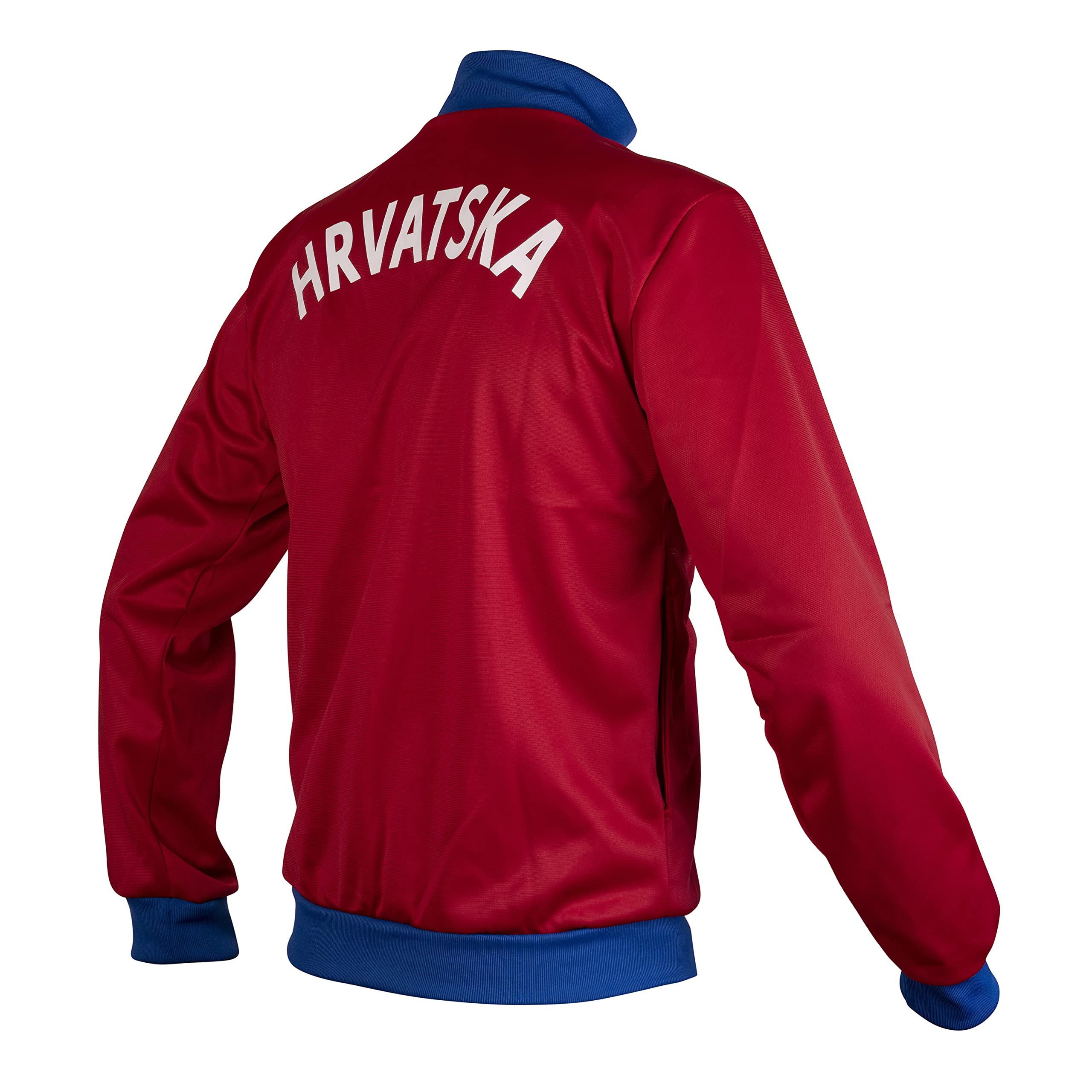 Chorwacja narodowa 1990 kurtka drużyna piłkarska w stylu retro vintage tor piłka nożna top L, Czerwony, L
