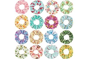 16 Pieces Girls Hair Scrunchies Kawaii For Kids Ages 4-8
