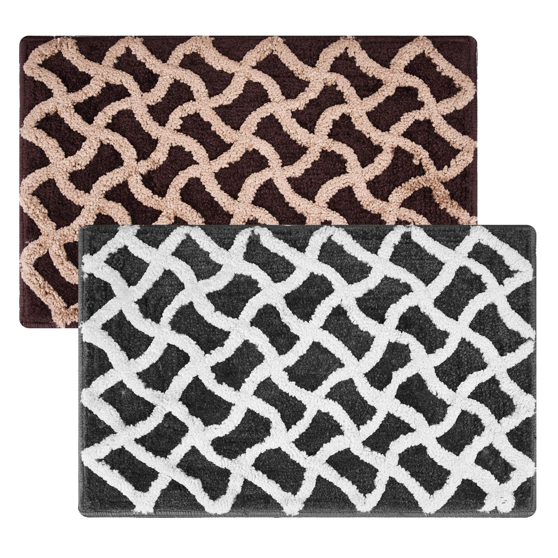 6 Pack Cotton Door Mats - Durable & Water Resistant -25
