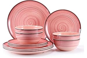 Pink Dishes Dinnerware Set - Unbreakable and Stylish!