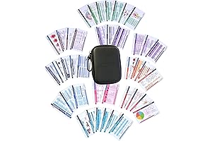 76 Medical Reference Card Set: Indispensable Guide for Med Students and Healthcare Professionals