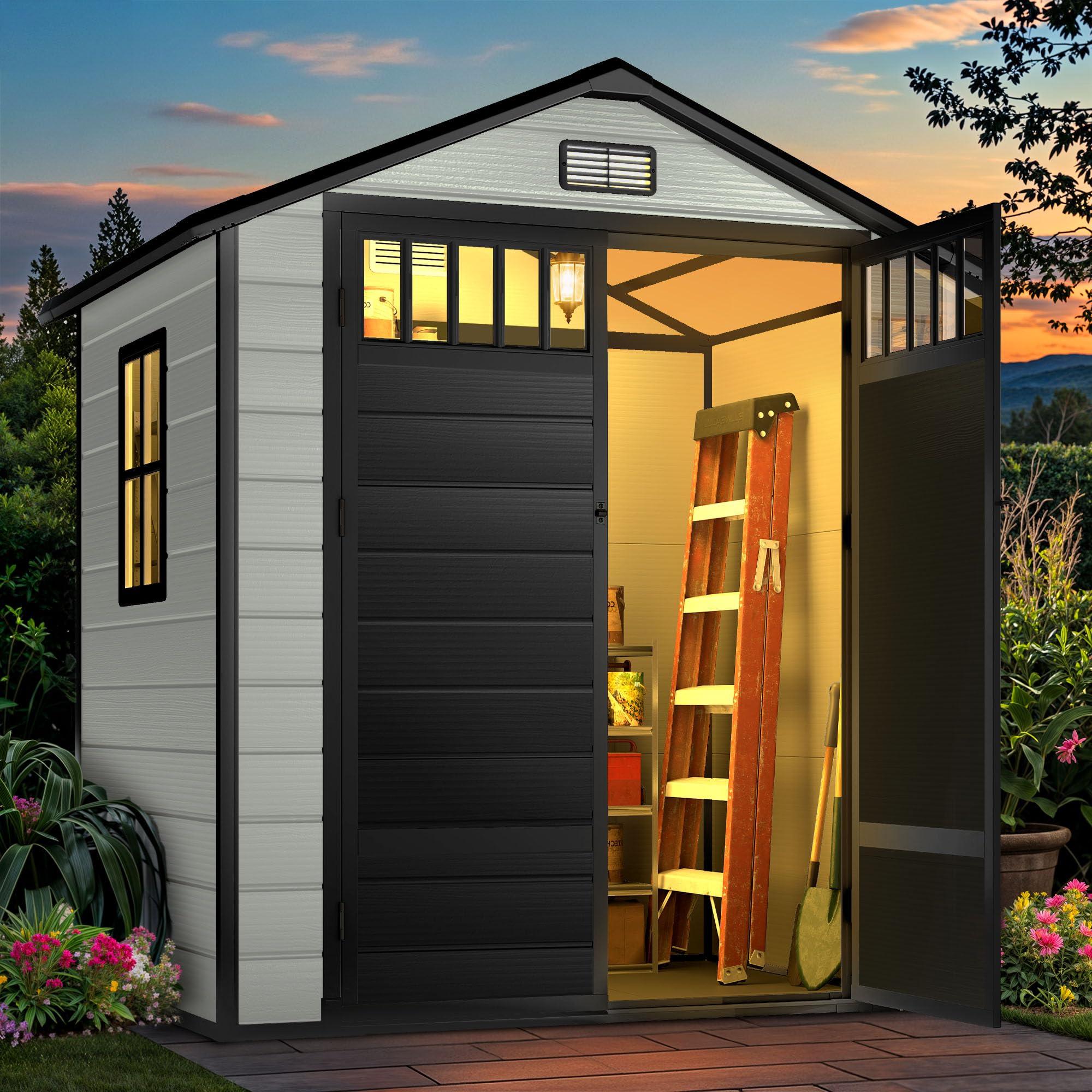 Photo 1 of DWVO 6x4.4 FT Resin Storage Shed