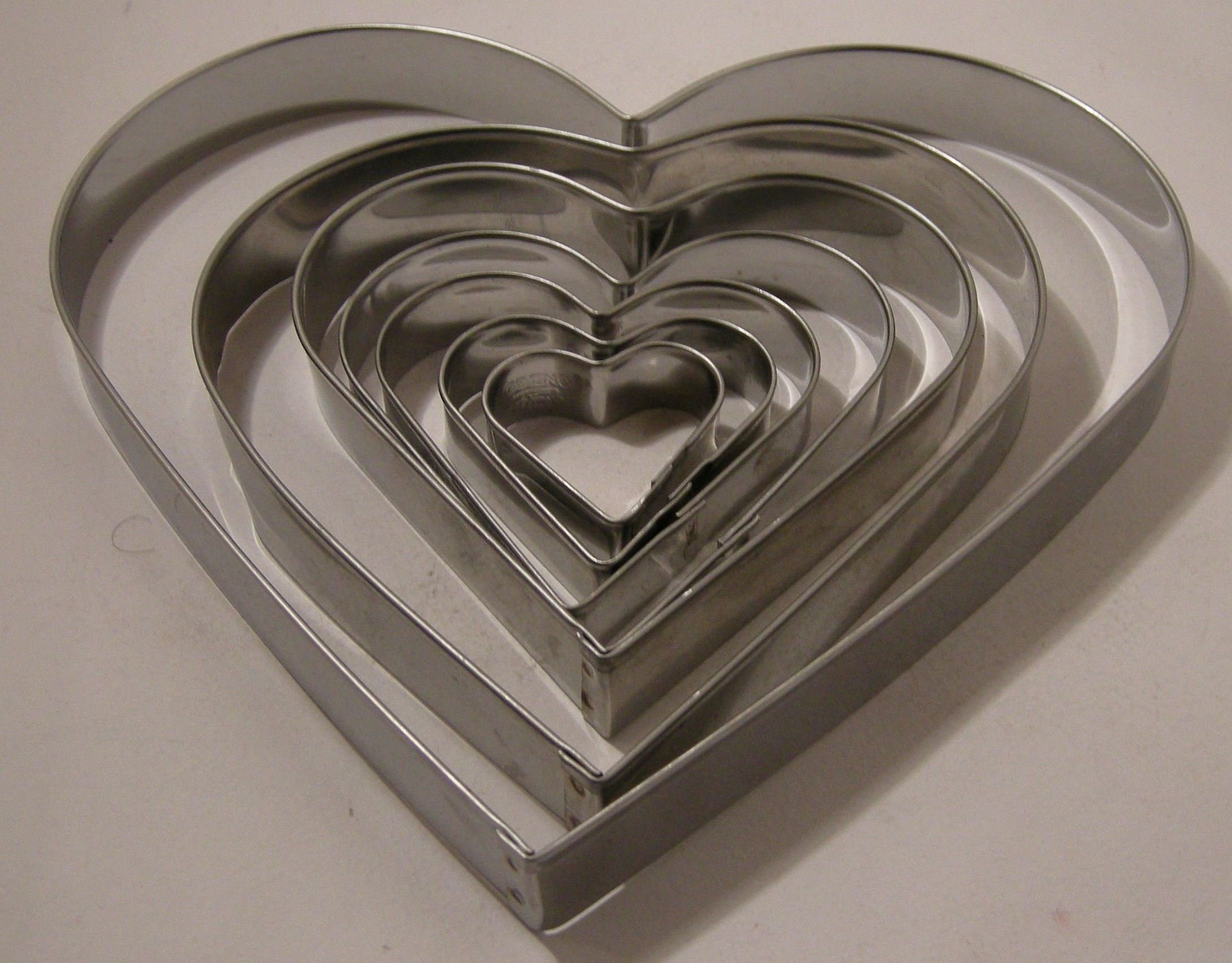Taglia biscotti a forma di cuore. Diametro 55 mm