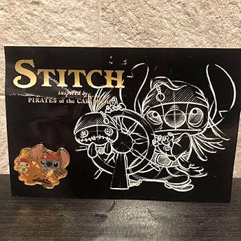 Amazon | スティッチ パイレーツオブカリビアン ピンバッチ 1番くじ