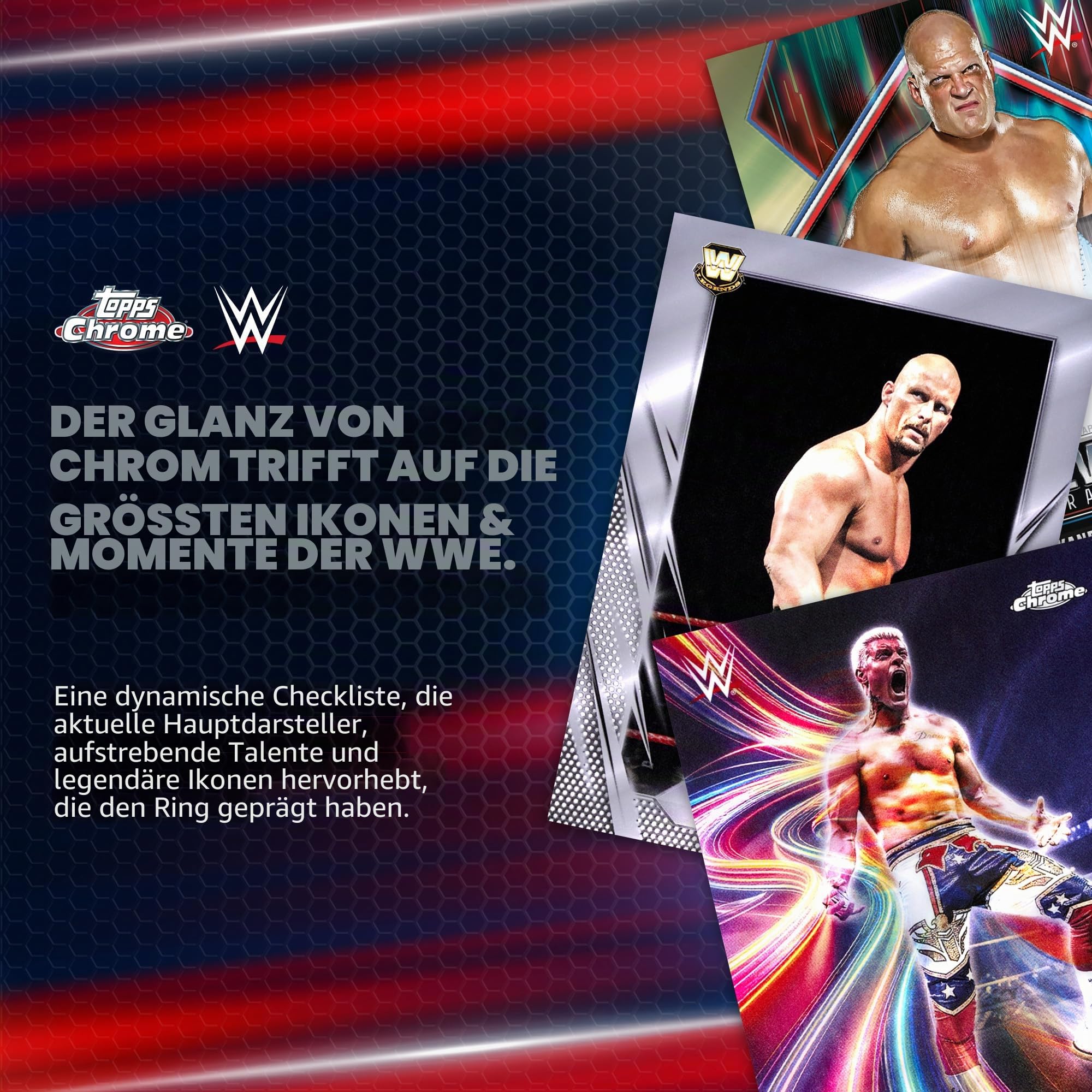2026 Topps Chrome WWE – werkseitig versiegelt – Value Box