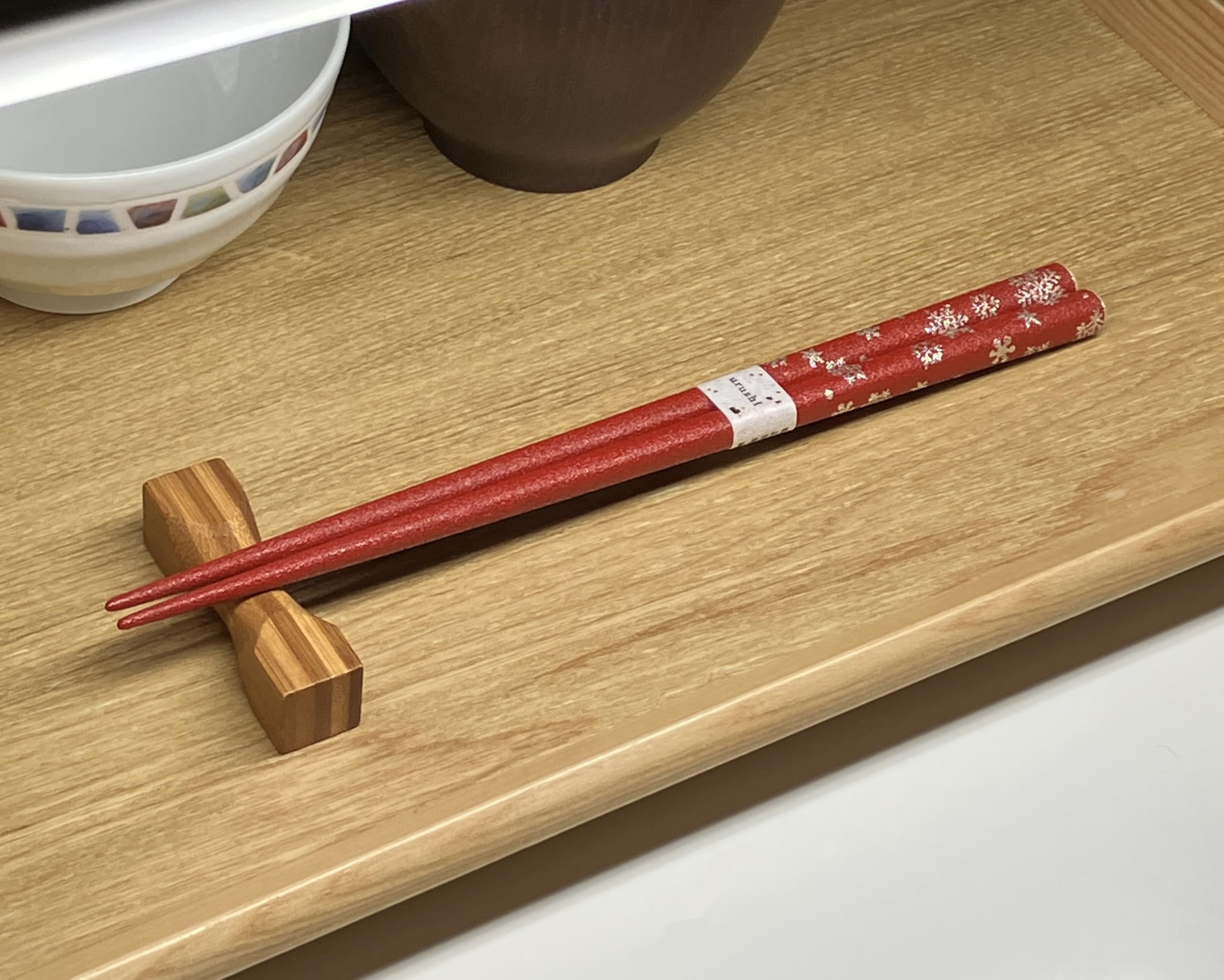 Amazon | 橋本幸作漆器店 黒赤2膳セット 輪島うるし箸 乾漆仕上げ 桐