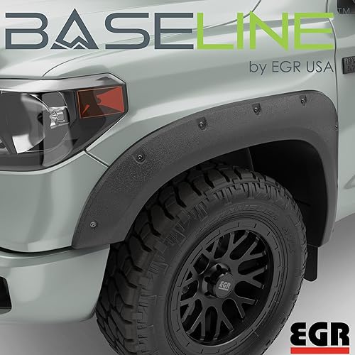 Miniatura 4 de EGR BLF1016 - Guardabarros serie Baseline con aspecto atornillado simulado, compatible con Toyota Tundra 2014-2021
