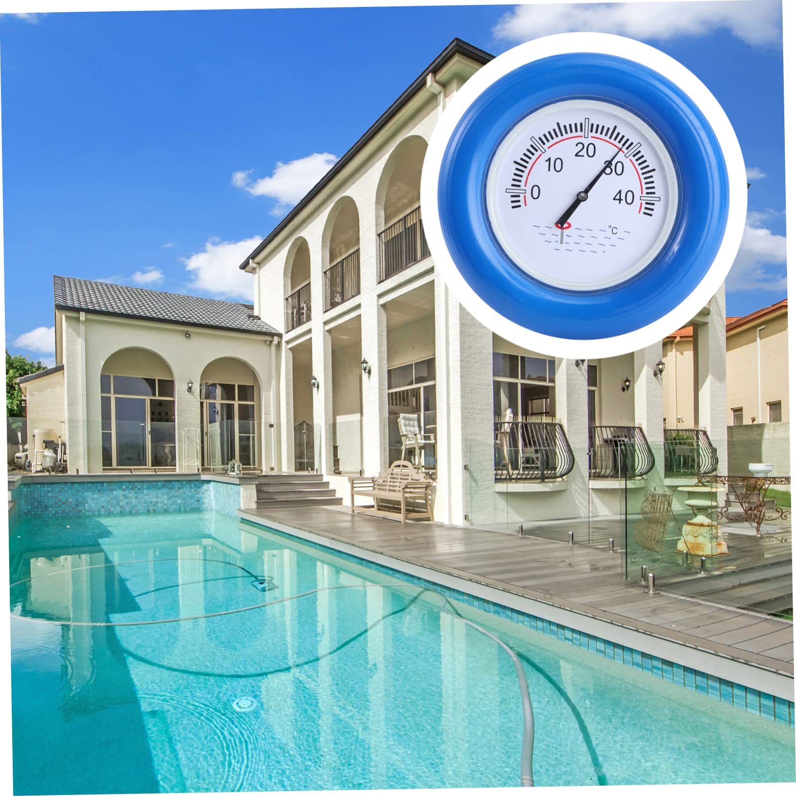 Termometro Galleggiante Piscina con Display e per Stagni Vasche e Acquari Monitoraggio Temperatura Affidabile