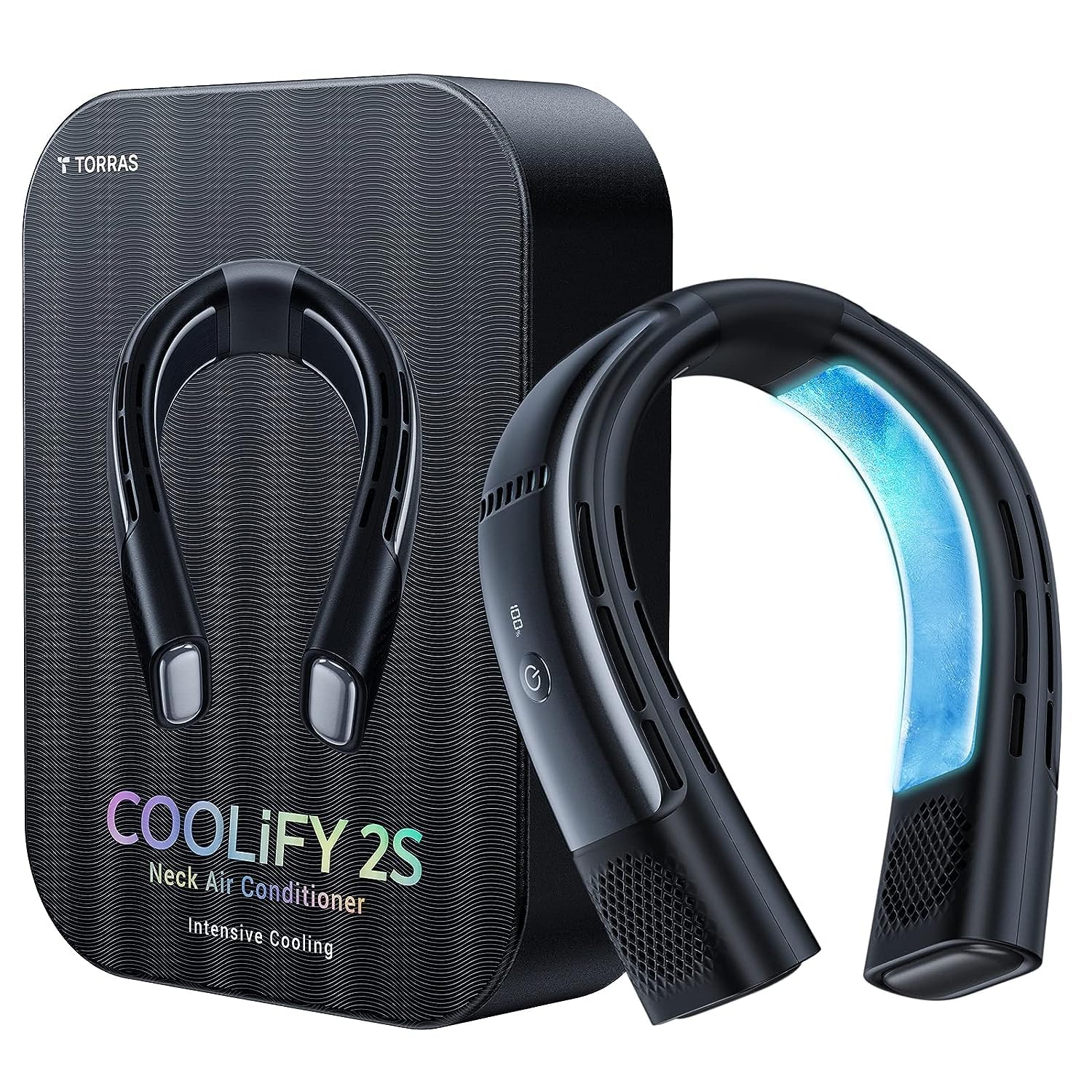 TORRAS COOLIFY 2S Neck Air Conditioner, Cool Down 30°F in 1S Neck 
