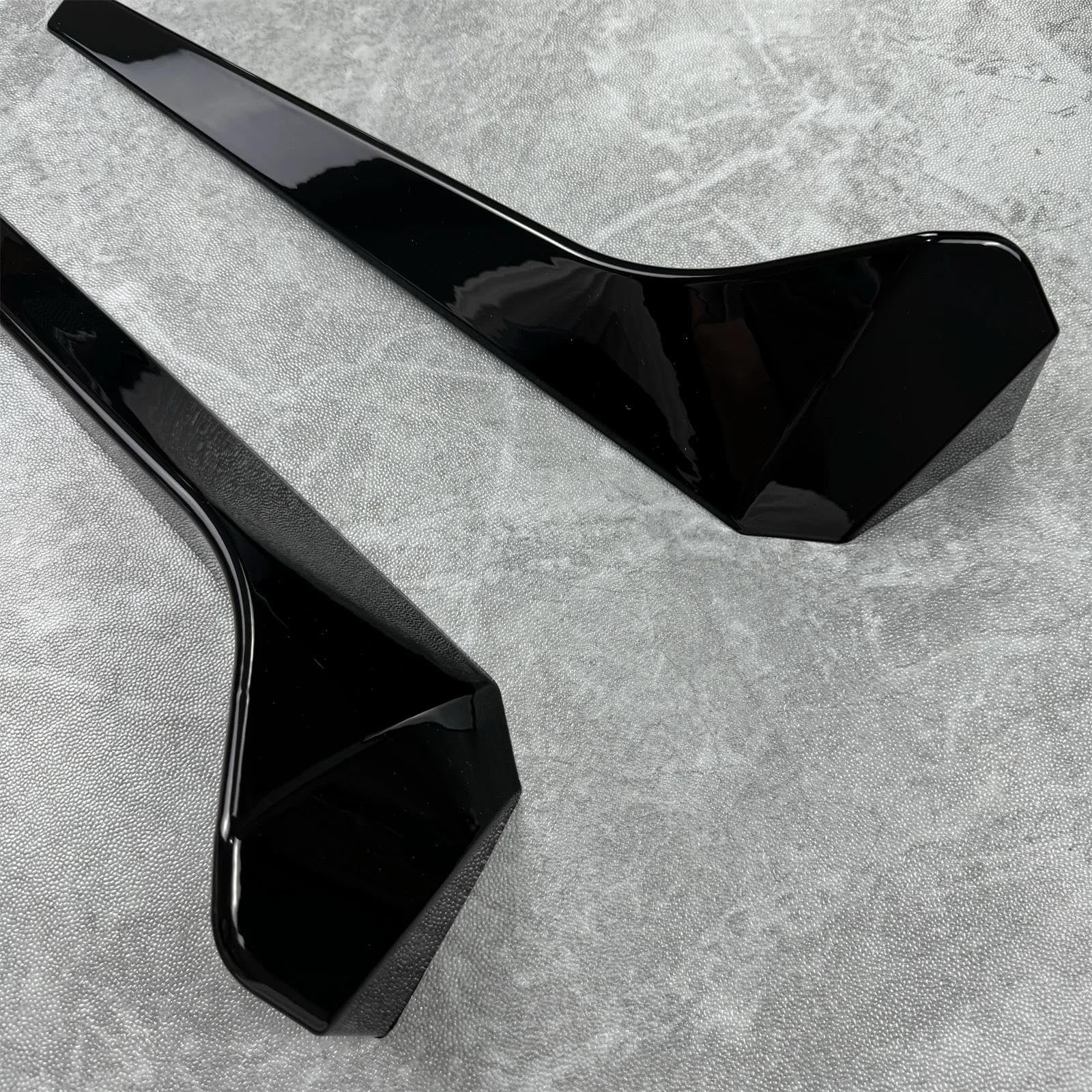 Laterale Lunotto Posteriore Ala Trim Per VW Per Tiguan Per MK2 Per 2017-2024 2 Pezzi Nero Lucido Lunotto Posteriore Side Splitter ABS Trim Body Kit Tuning | Carbon Look