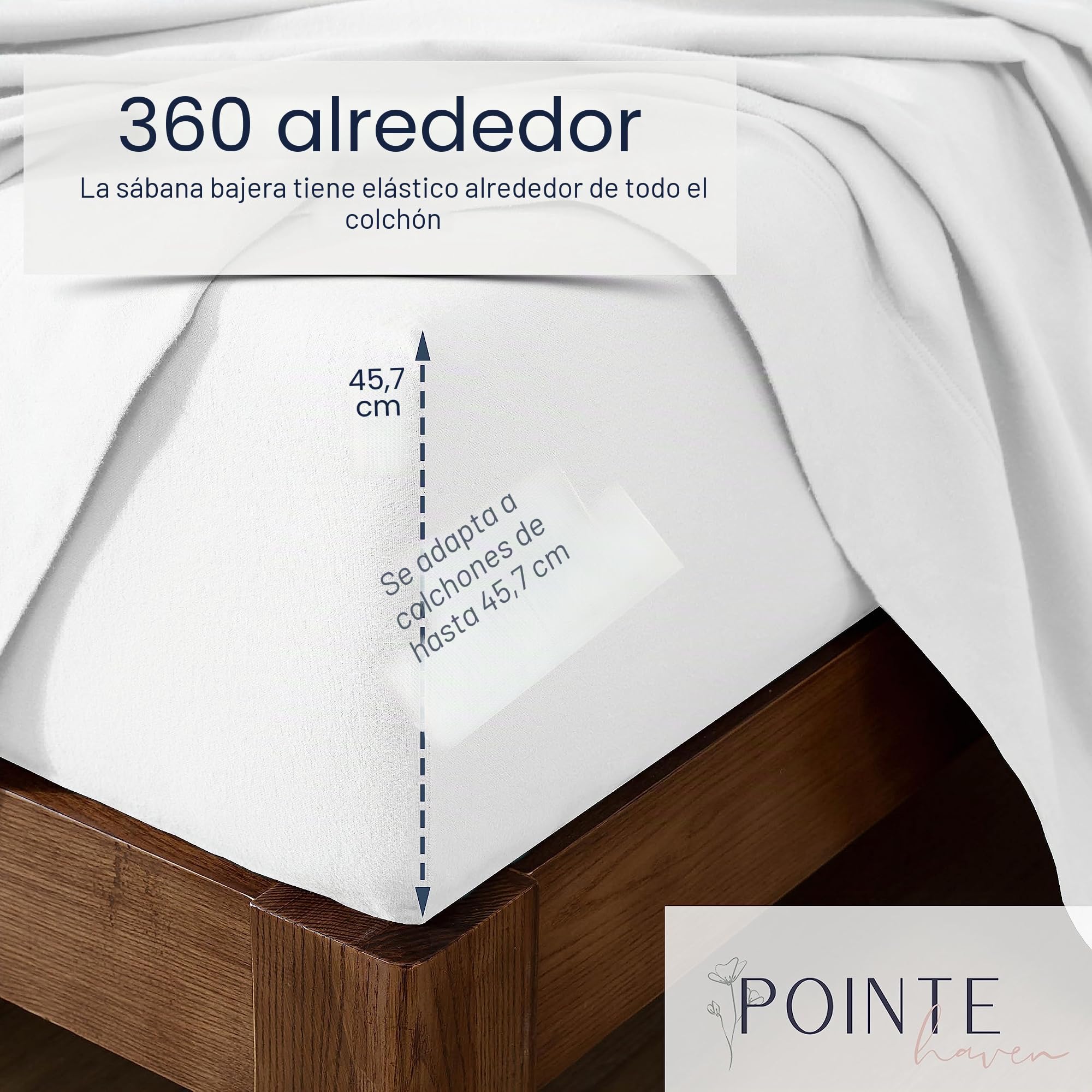 pointehaven Juego de sábanas de Franela 100% algodón Estampado de Lujo de 180 g/m², 4 Piezas, tamaño Queen, Leopardo, cálido y Acogedor, preencogidas, Bolsillos Profundos, elástico en Todo el