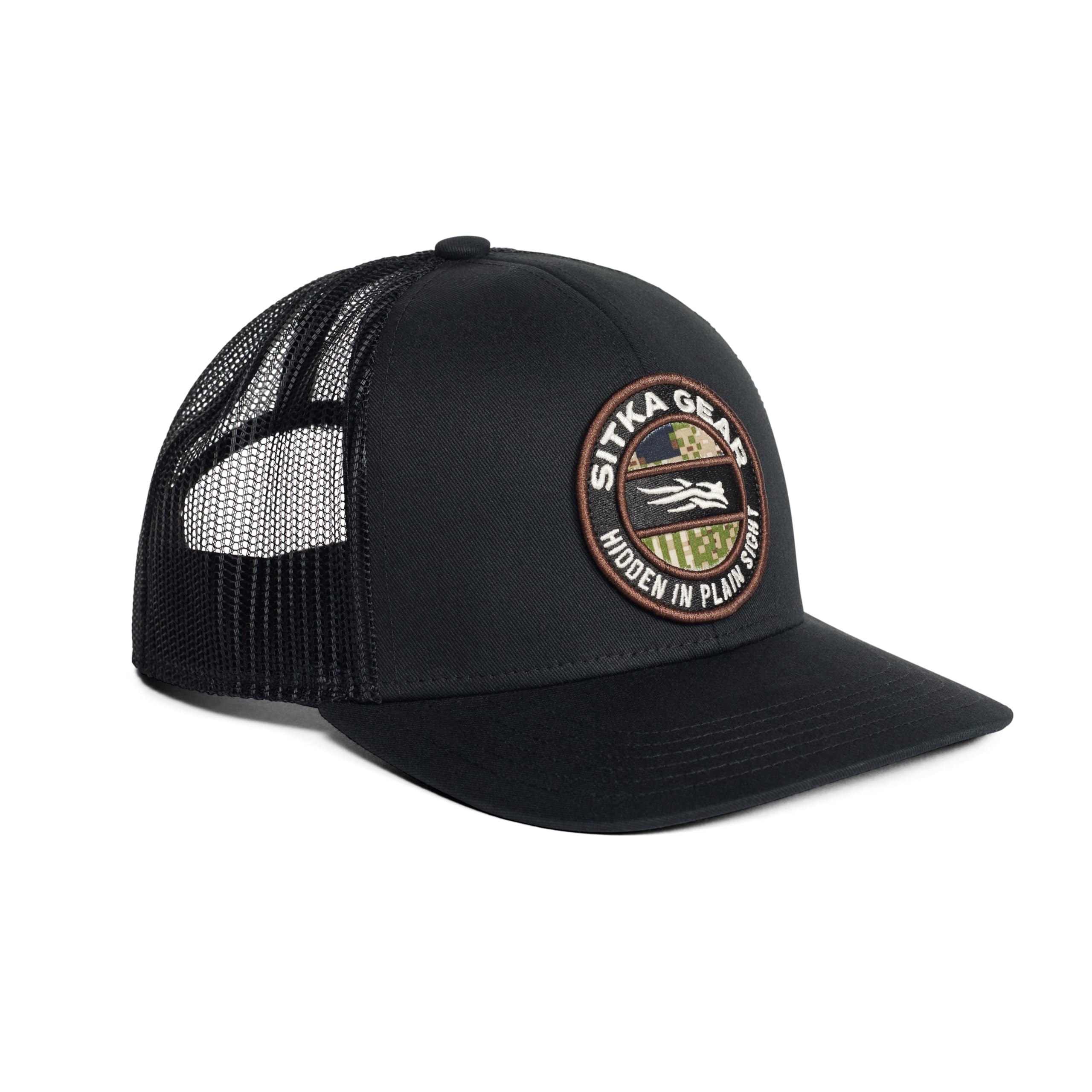 SITKA Hidden Optifade Mid Pro Trucker Hat - Adjustable Outdoor Snap Back Hat for Men,