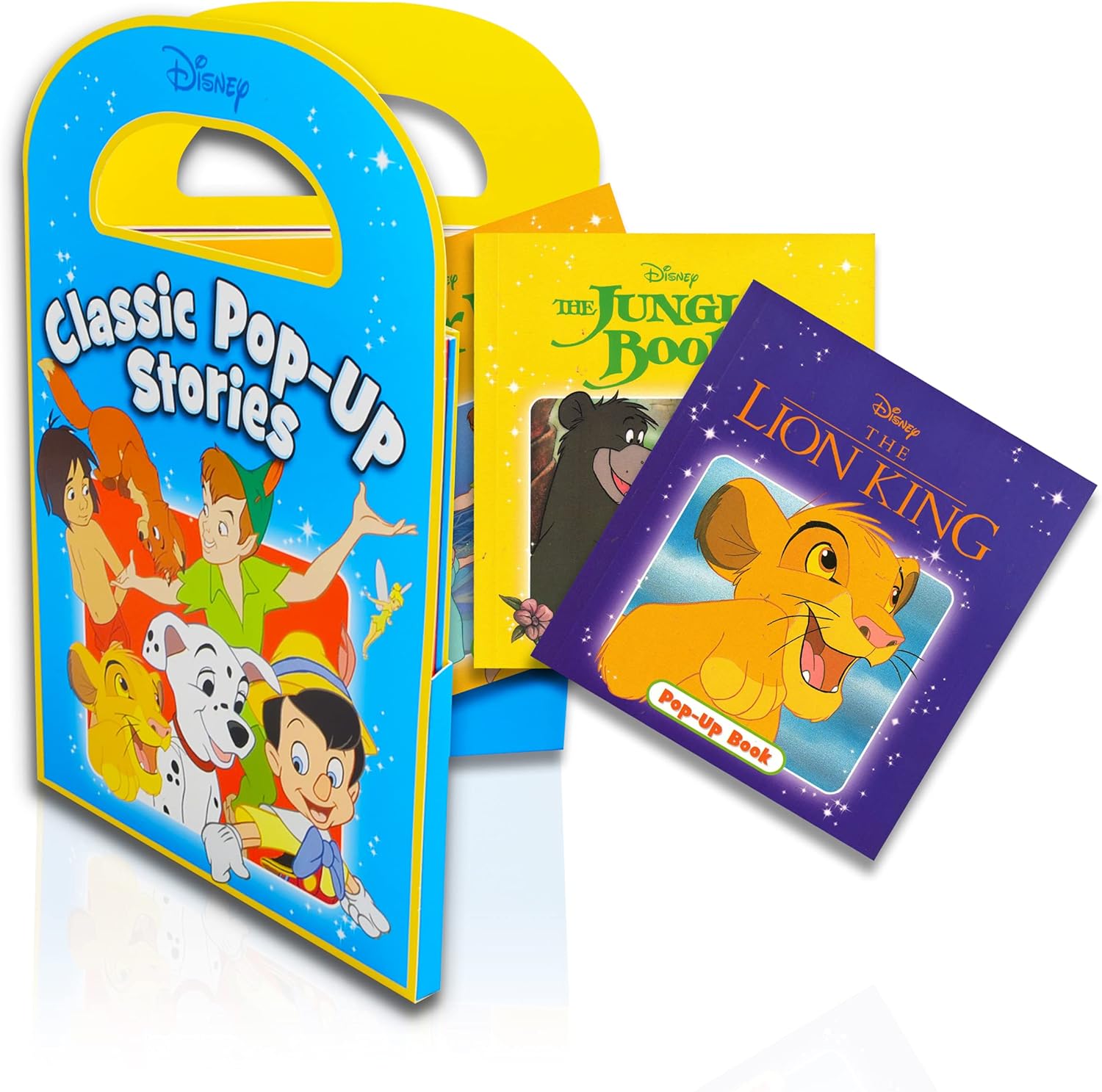 Disney Studio Classics Storybook Collection Disney Pop Up Book Bundle ~ 6 Disney Bedtime Favorite Story Books | Disney Classic Books with Mickey Stickers (Disney Learning Books)