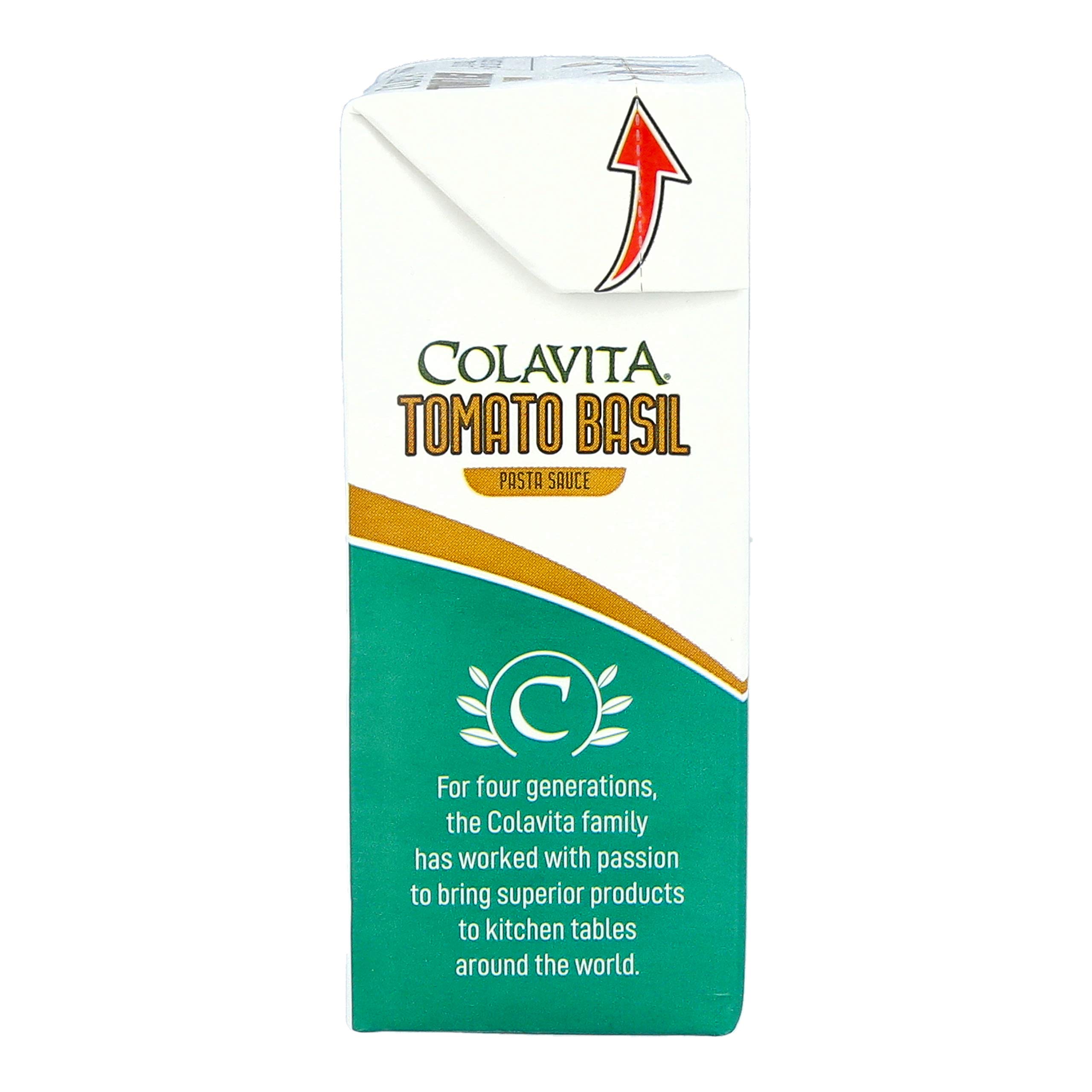 Colavita Recart Sauces - Tomato Basil Pasta Sauce, 13.76oz Recart