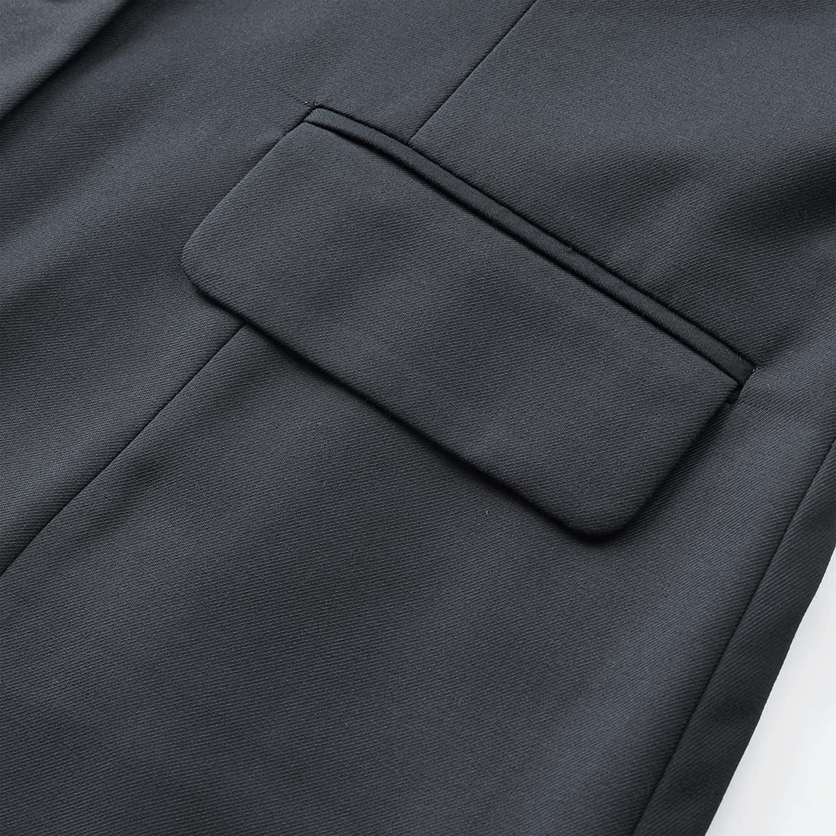 YUNCLOS Blazer Femme Chic Veston Élégant Tailleur Travail Business Veste De Costume Décontracté Boutonné Coupe Ajustée