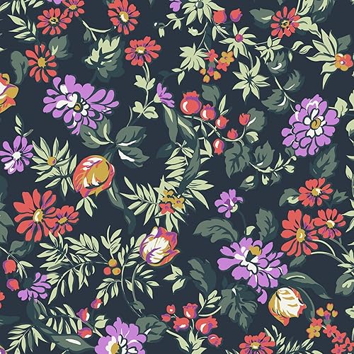 Miniatura 3 de Vera Bradley Mini bolsa organizadora de maquillaje cosmético de algodón para mujer