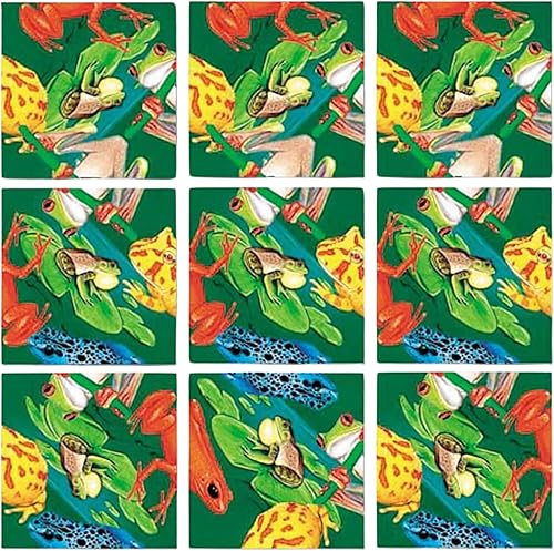 Scramble Squares Frogs - Rompecabezas desafiante de 9 piezas juego mental y de ingenio definitivo para jóvenes y personas mayores atractivo y Scramble Squares Frogs - Rompecabezas desafiante de 9 piezas juego mental y de ingenio definitivo para jóvenes y personas mayores atractivo y