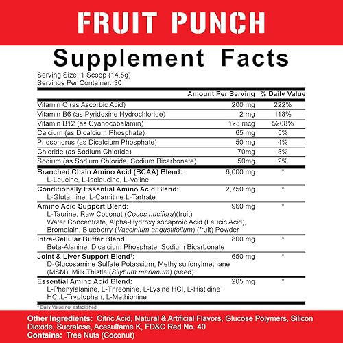 Miniatura 4 de 5% Nutrition Paquete de Rich Piana | AllDayYouMay BCAA Powder + Kill It Reloaded High Tim Pre-Workout (Fruit Punch)