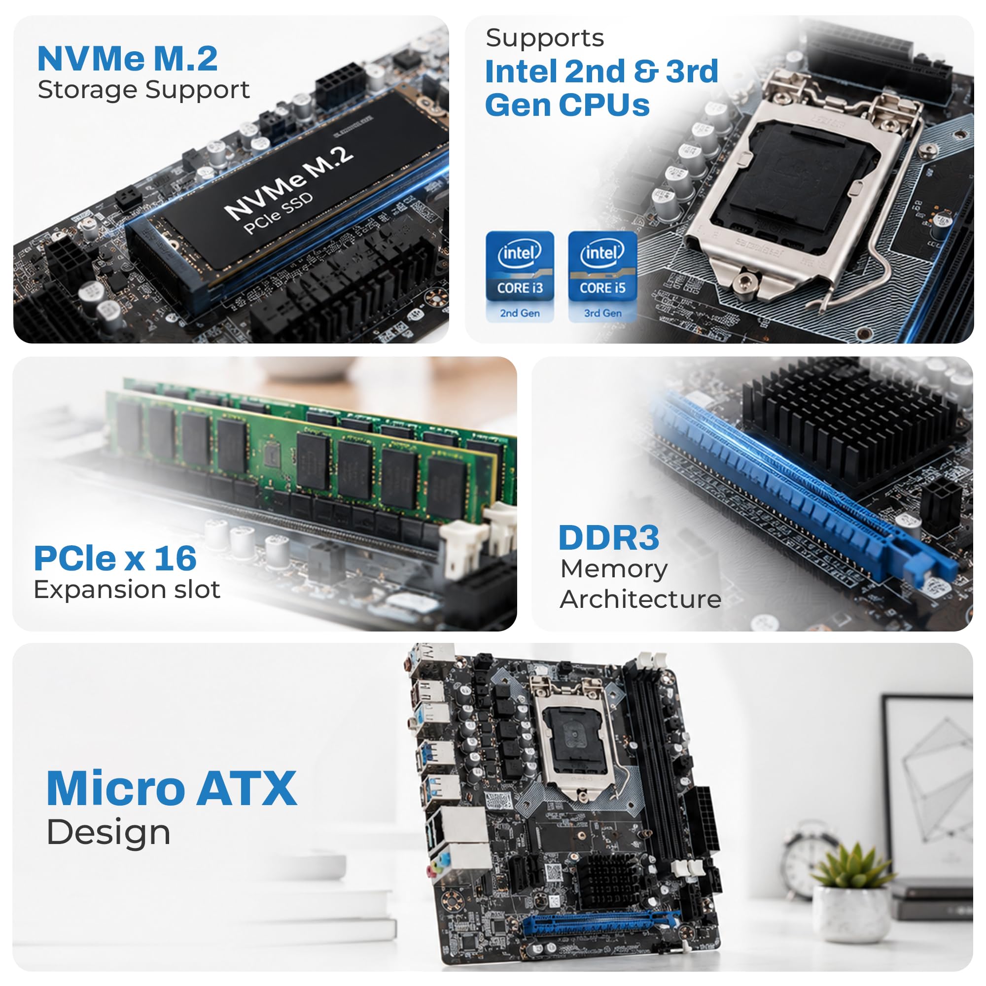 EVM H81 Micro-ATX Motherboard - LGA 1150 -2