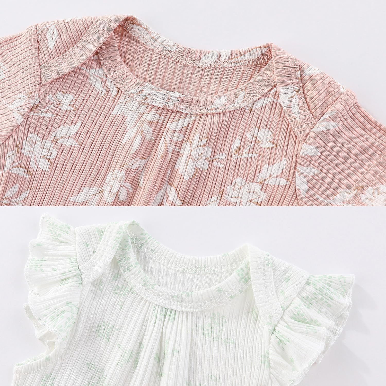 Kiddiezoom Newborn Baby Layette Set 10-Piece with Bodysuits and Pants Set for Unisex Baby Gift Sets - Image 3