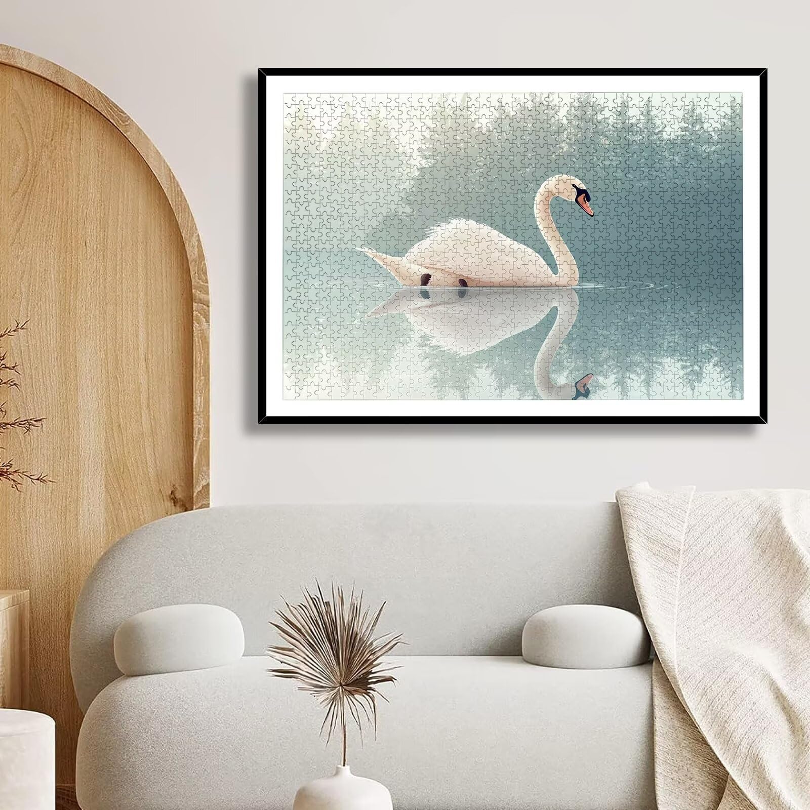 Puzzle 6000 Pezzi Cigno, Puzzle Animale 6000 Pezzi Arte per Adulti e Bambini, Misura: 179.5x105.5 cm, Puzzles Legno per Adulti con Squisita Scatola di Imballaggio, Regalo Donna, Regalo Uomo, -8975