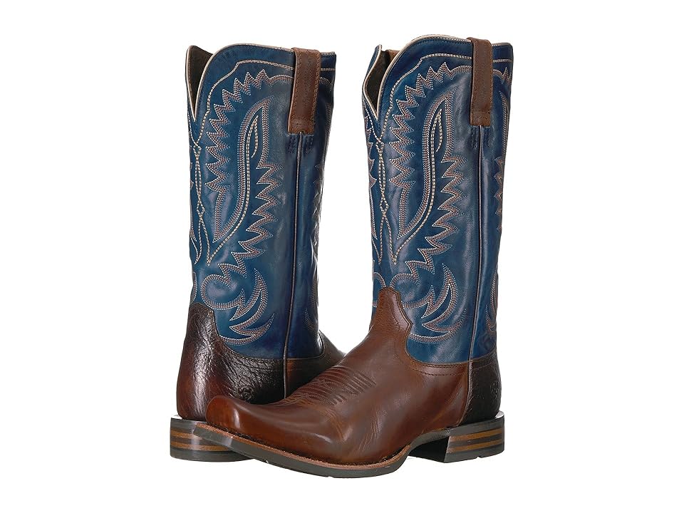 

Ariat Palo Duro (Barn Room Brown/Bayou Blue) Cowboy Boots