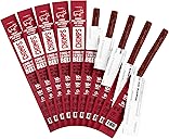 Chomps Grass-Fed and Finished Smoky BBQ Beef Jerky Snack Sticks 10-Pack - Keto, Paleo, Whole30, 10g Lean Meat Protein, Gluten-Free, Zero Sugar Food, Non-GMO