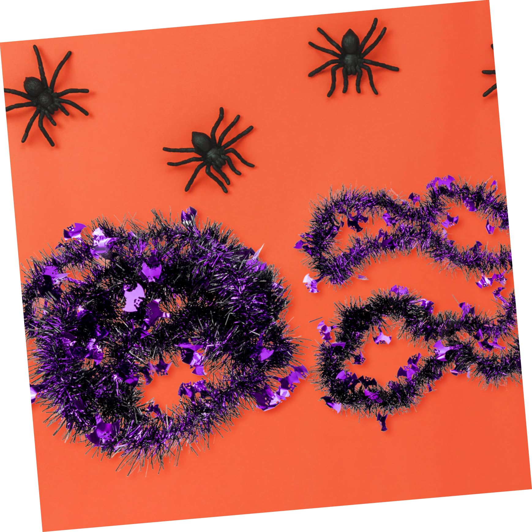 Ciieeo 15 STK Halloween-Dekorationen Weihnachtsdekorationen im Freien Halloween-Kranzdekorationen Halloween atmosphäre Halloween gartendeko Lametta Girlande Halloween-Schlafzimmerdeko