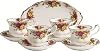 Royal Albert Old Country Roses 9-Piece Teaset Complete Set by Royal Doulton