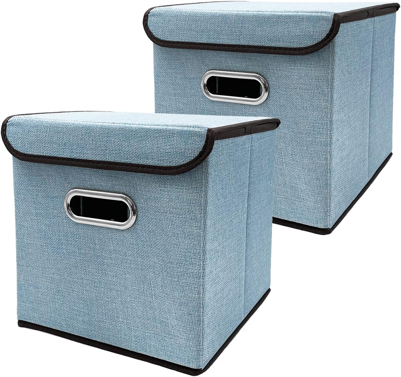 Clay Roberts Storage Cubes with Lids, Foldable Storage Boxes, Pack of 2