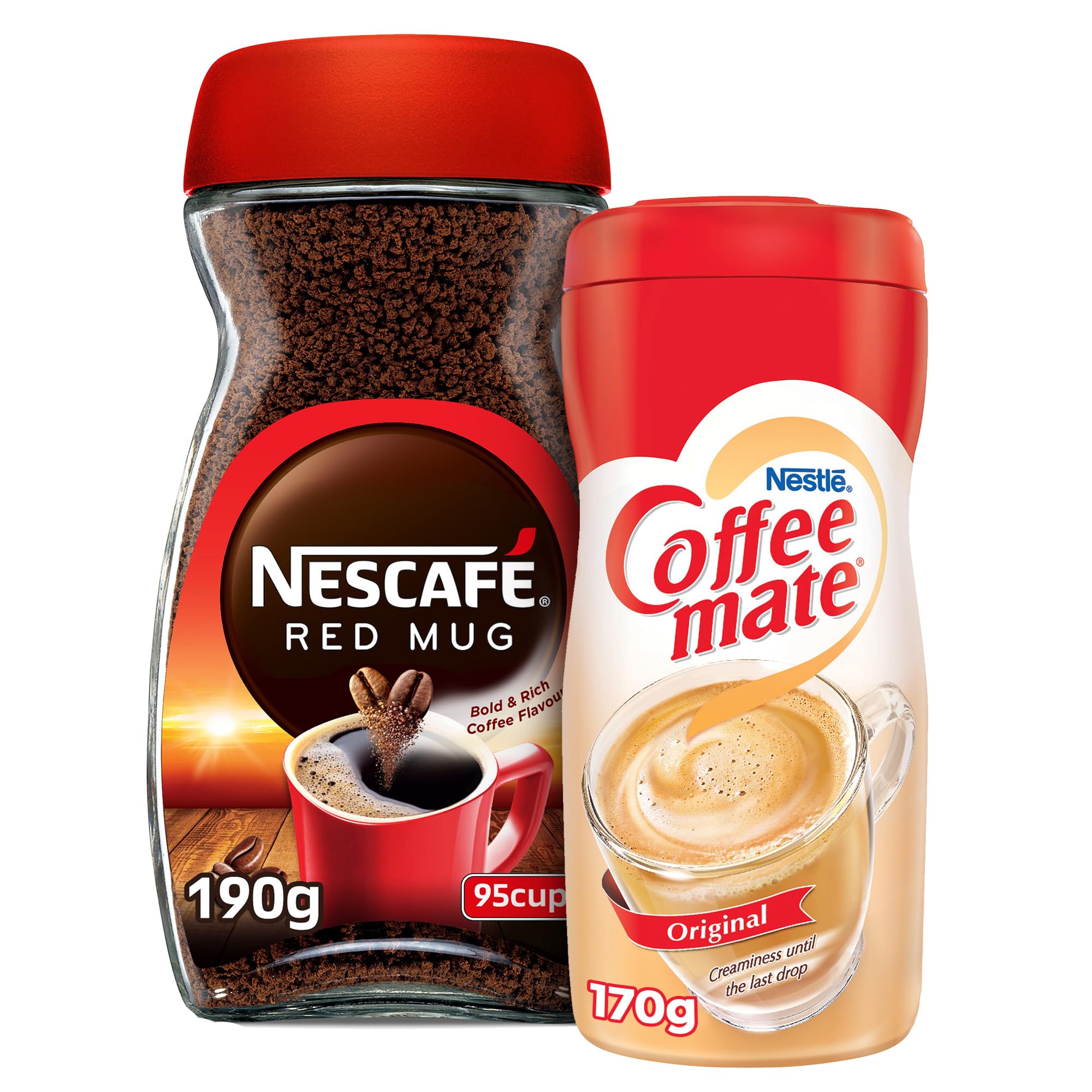 Nescafe Red Mug 190g + Free Coffee Mate 170g : Amazon.ae: Kitchen