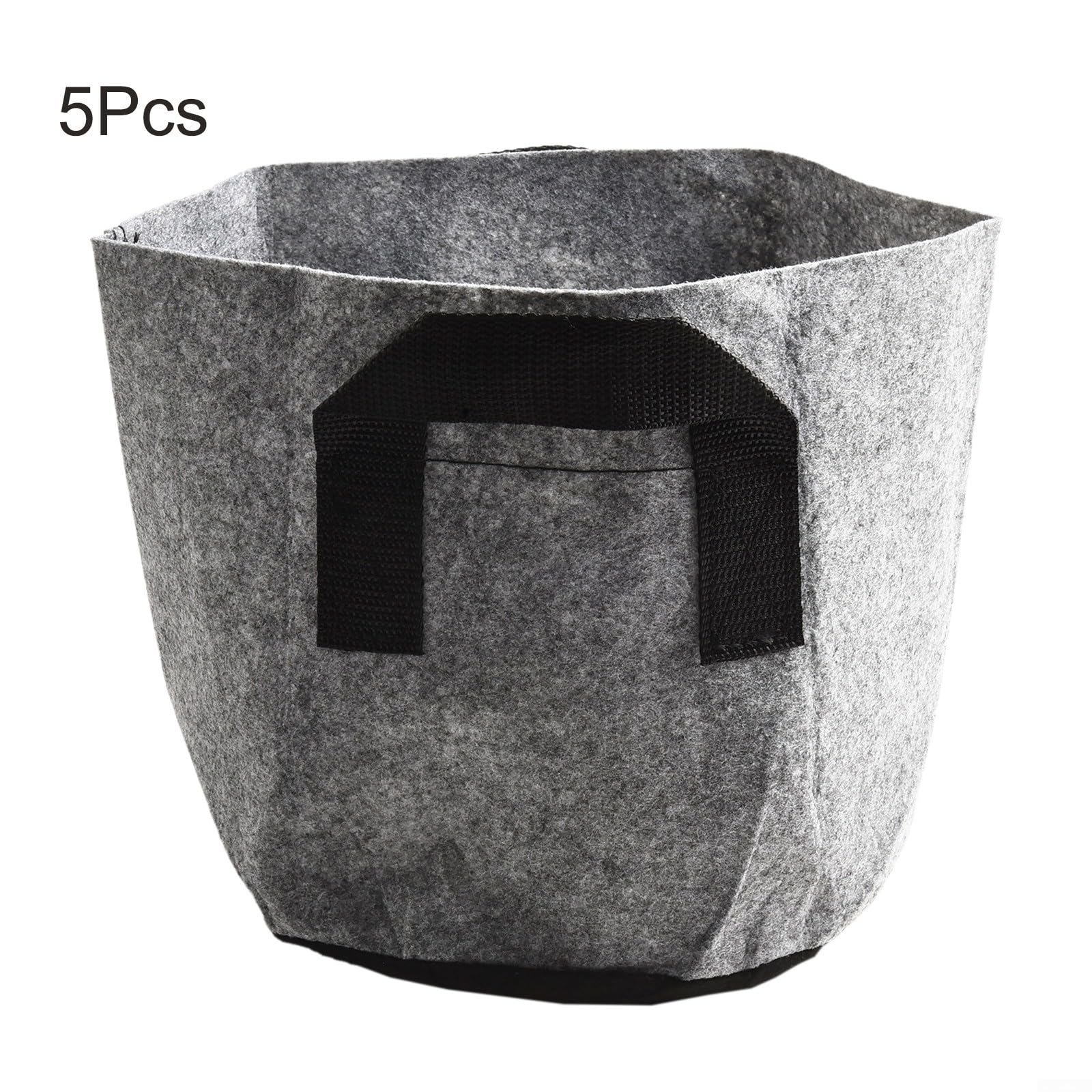 Lot de 5 pots en tissu 7 litres respectueux de l'environnement