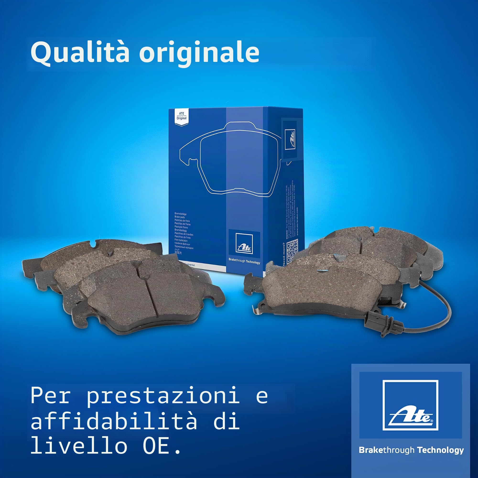 ATE 13.0470-2785.2 4 pastiglie freno anteriore