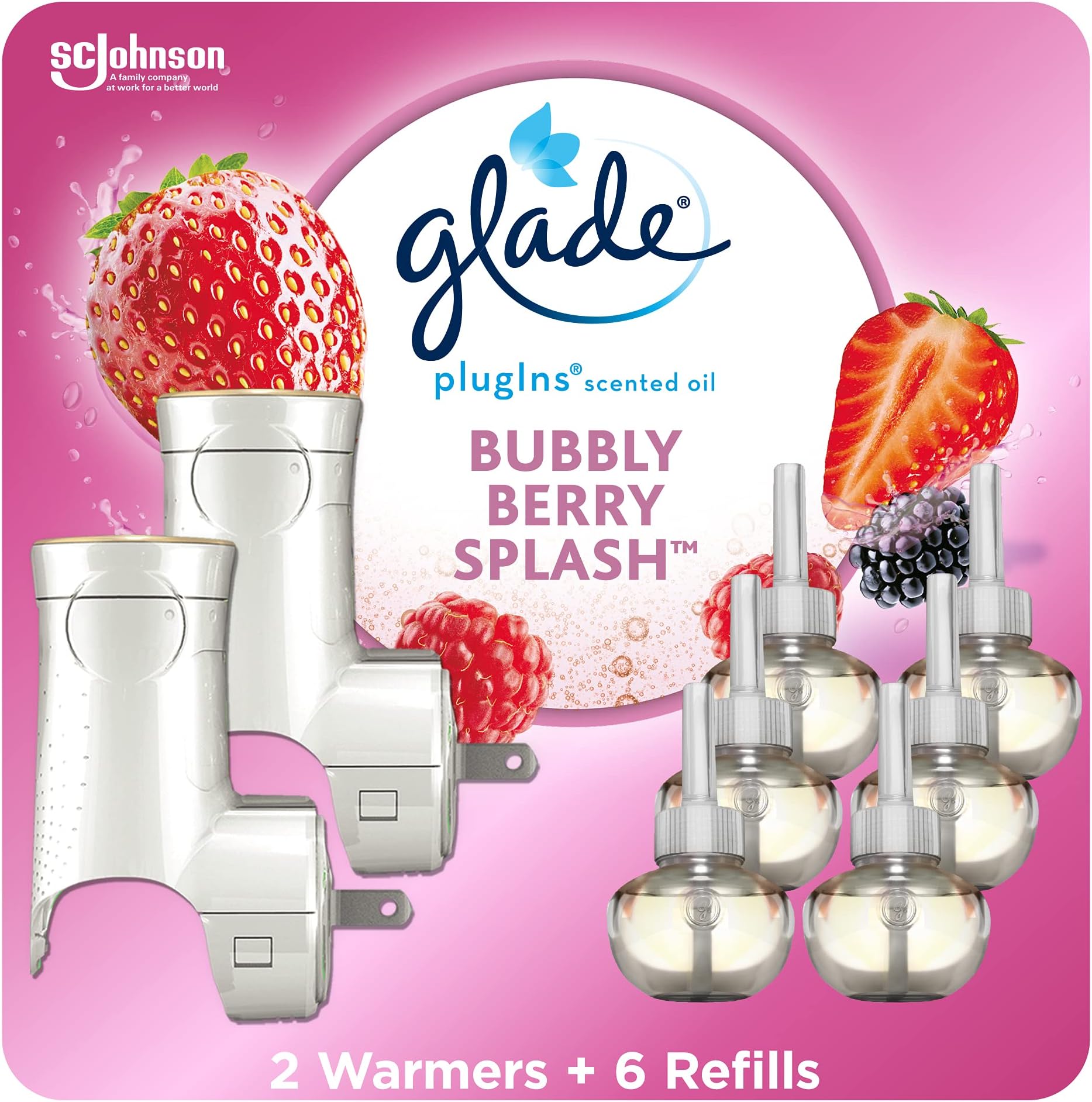 Glade PlugIns Refills Air Freshener, Scented and Essential Oils for Home and