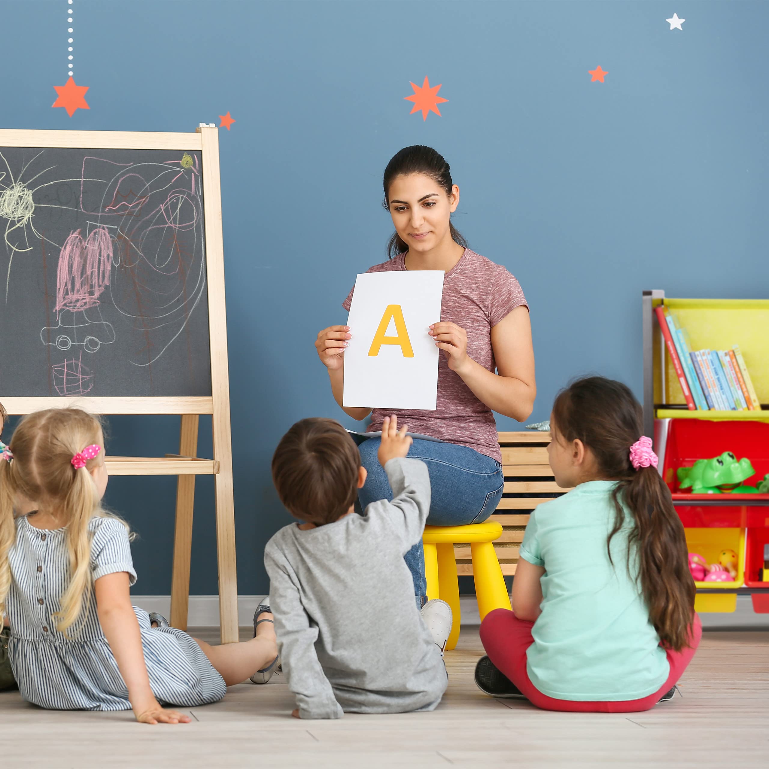 Kinderkast met 4 vakken HIER kopen