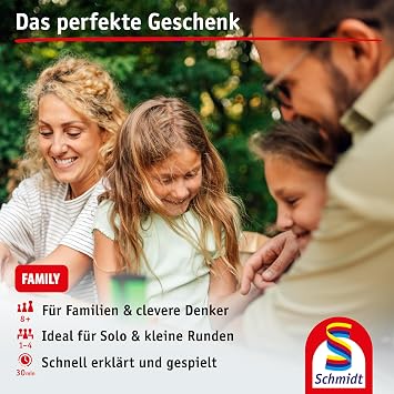 Schmidt Spiele 49384 Clever hoch DREI, dice Game from The Series Klein & Fein