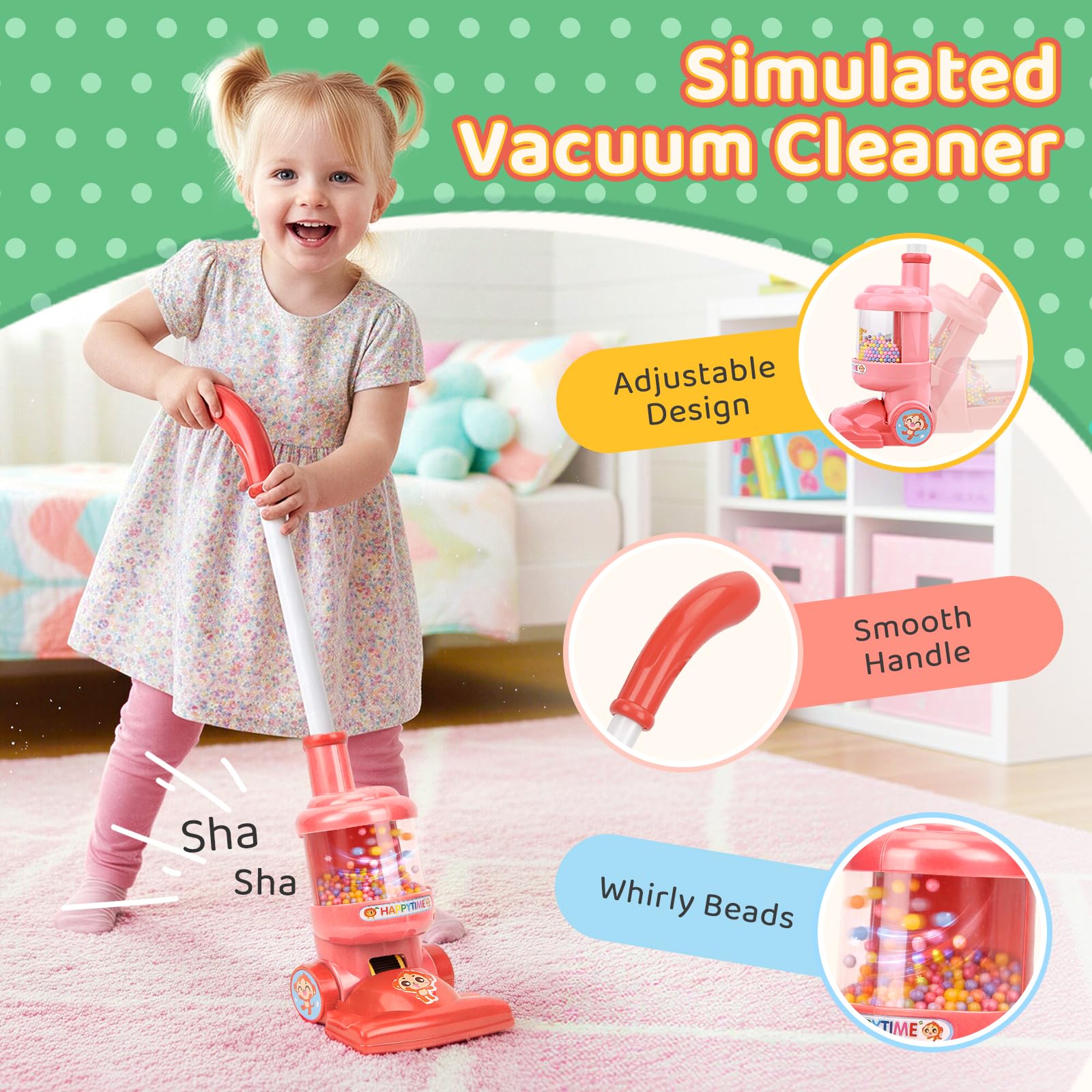 Juego De Escoba Y Recogedor De Juguete Para Niños – Set De Limpieza Con Mango Largo Y Diseño De Animales, Ideal Para Aprender A Ordenar