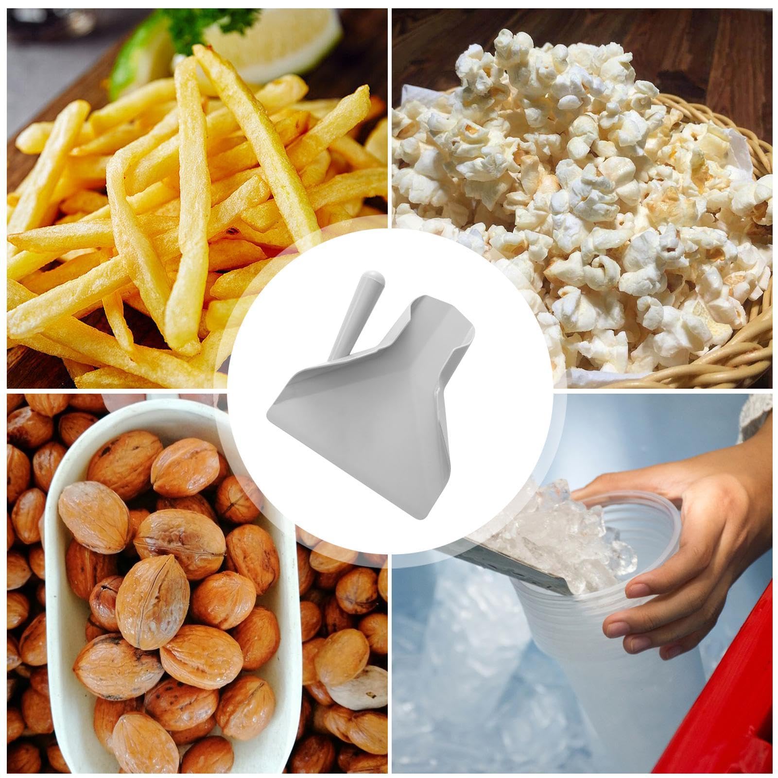 Paletta Per Patatine In Plastica, Pala Per Patatine Fritte, Imbuto Per