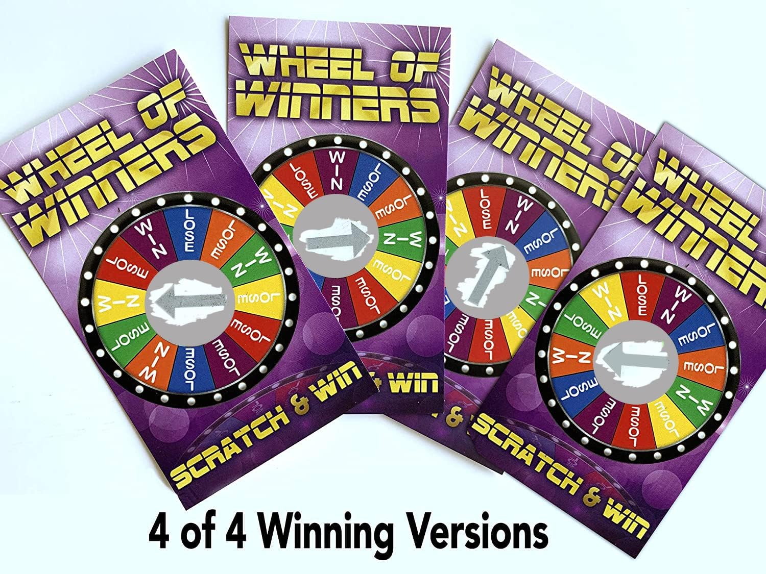 Wheel of Winners Scratch Off Cards - (30 Cards) - Image 2