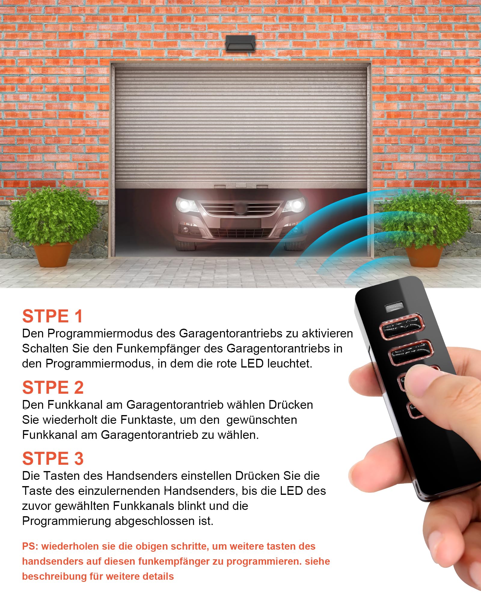 868Mhz Telecomando Cancello für Sommer 4018V000, Telecomando Porta Garage für Sommer 4018 Pearl, 4 Tasti, Rollencode, 4015862001900 Telecomandi Cancello (2pcs)