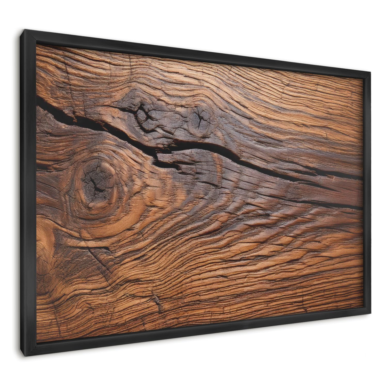 Panel Magnético Informativo 60x40 cm | con Marco Negro | Textura De Madera | Montaje Fácil | Pizarra de Pared | Para Restaurante y Bar | Expositor para Menú, Ofertas del Día