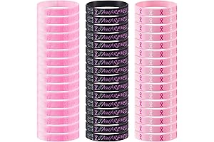 48-Piece Breast Cancer Bracelets: Empowering Warriors with Hope and Resilience