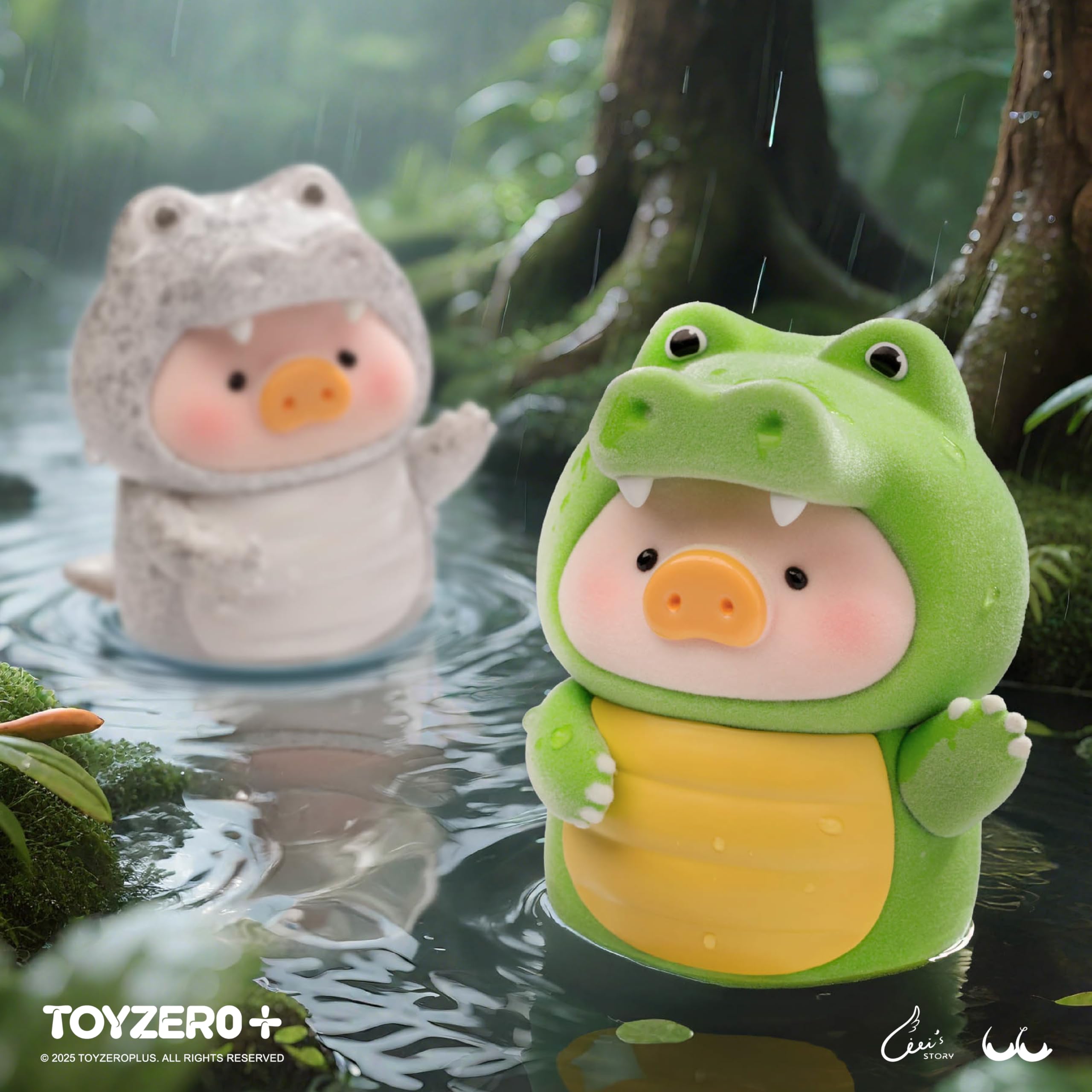 Amazon.com: TOYZERO + Lulu The Piggy Blind Box Figures - Animal