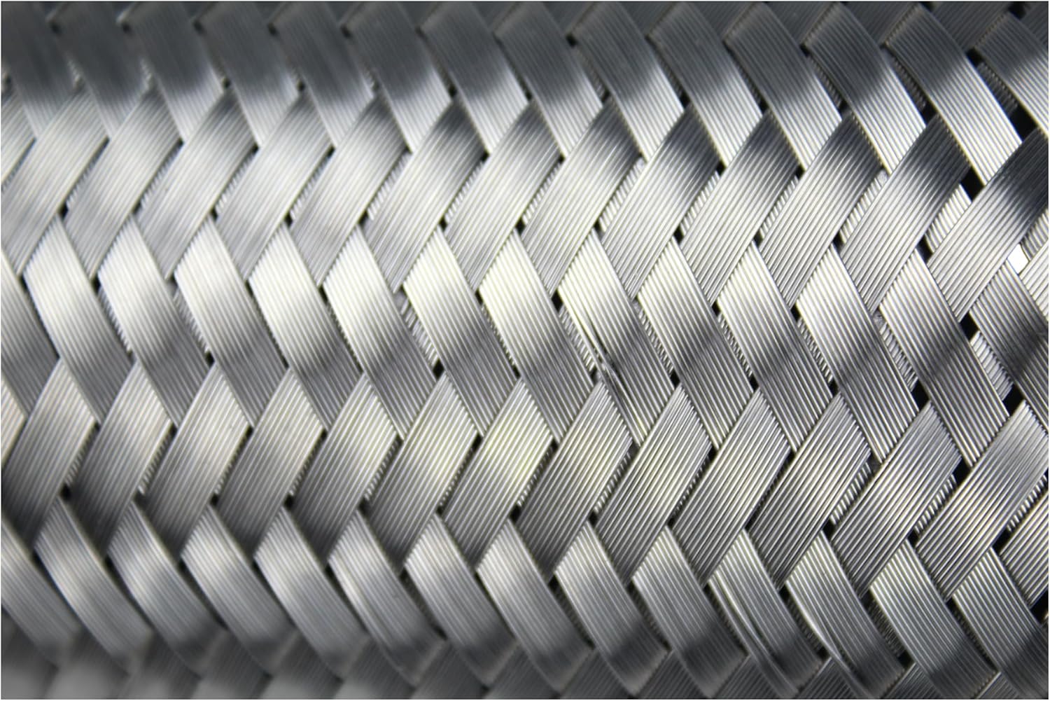 Exhaust Flex Pipe Stainless Steel Double Braid Universal 2" x 8"