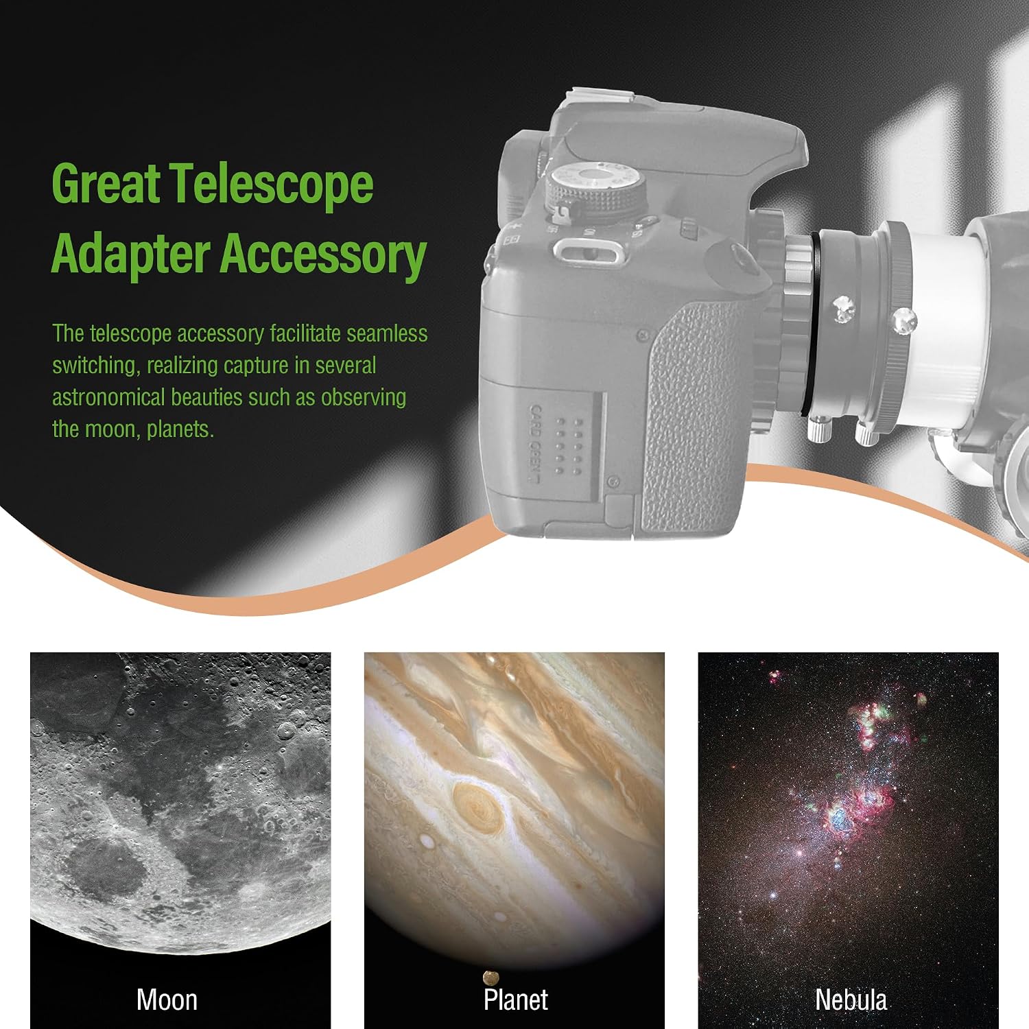 Astromania 2 Inch to M48x0.75 Male Thread Telescope Camera Adapter