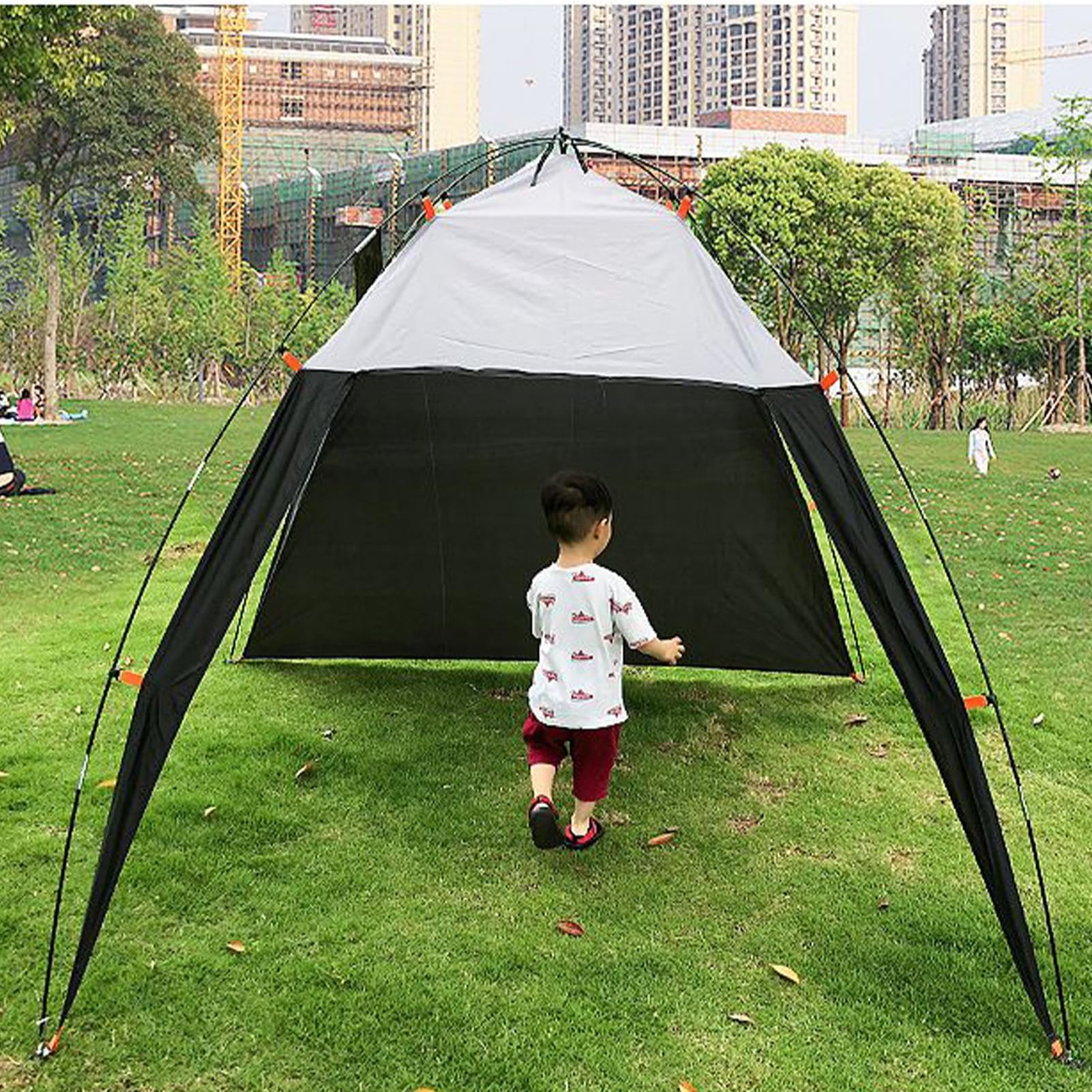 Pare-soleil portable | Auvent de protection UV pour piscine et jardin | Pare-soleil léger et imperméable pour le camping, la randonnée, la randonnée, la pêche et les activités de plein air