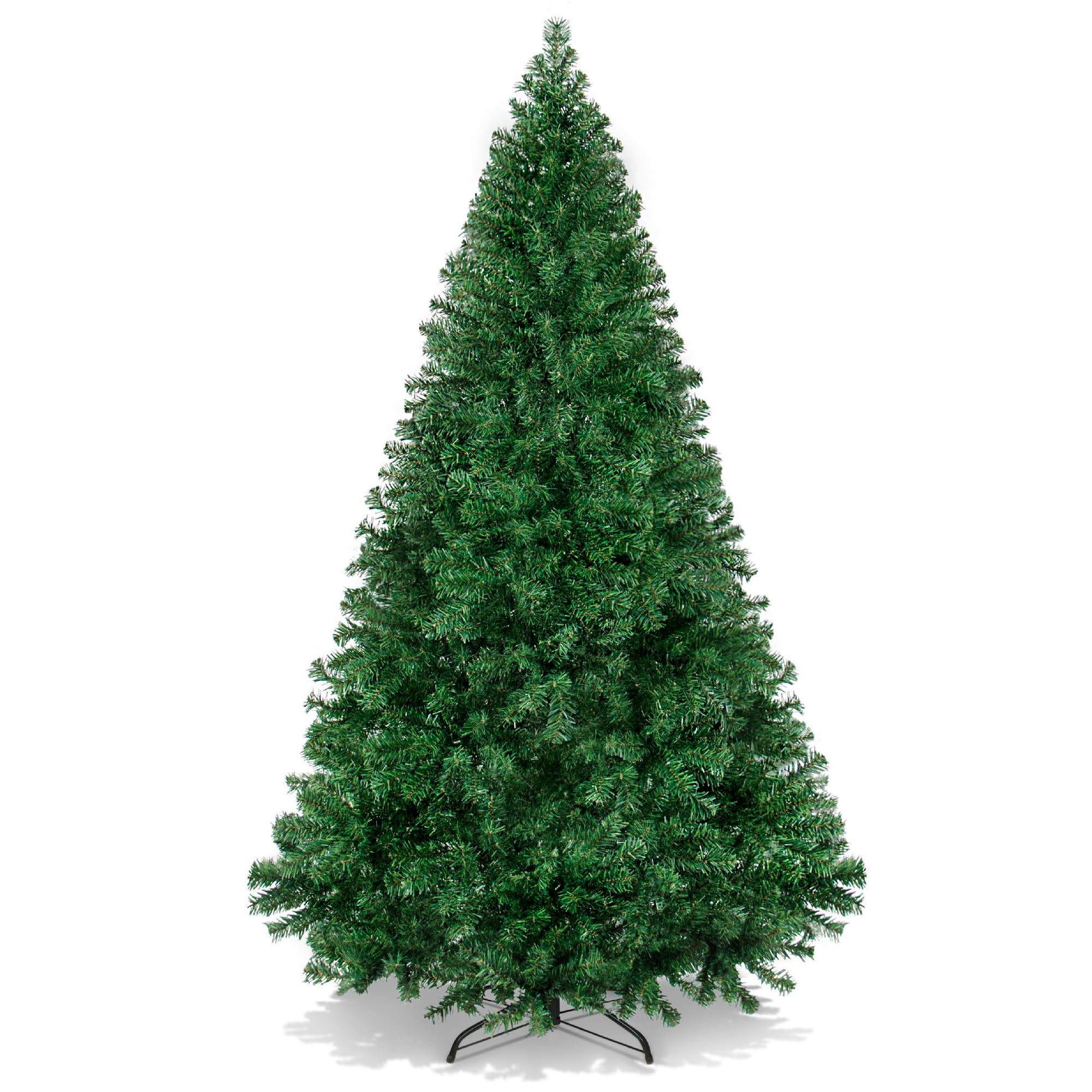 Best Choice Products Artificial Christmas Tree, 9ft Premium Unlit Hinged Design, Dense Branches Realistic Holiday Décor​ w/Easy Assembly, Base