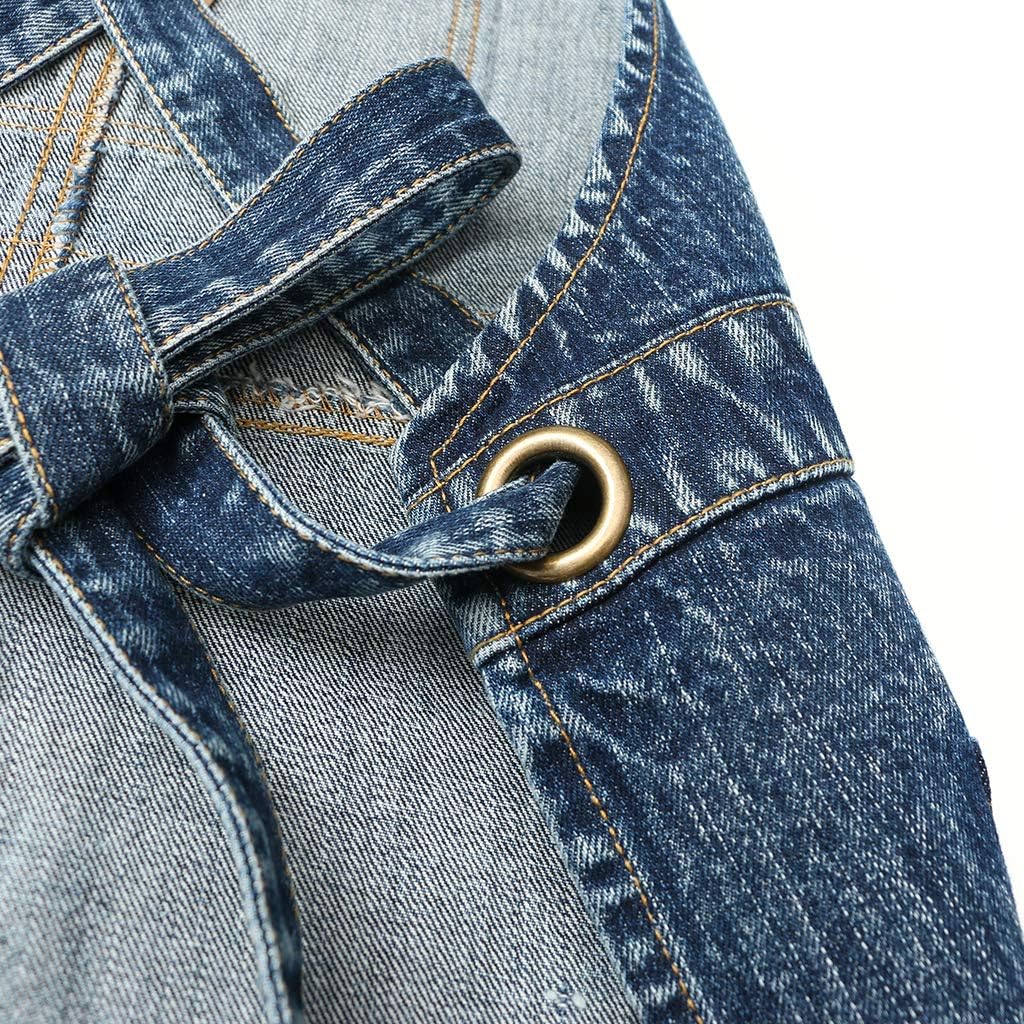 Jeanerlor Cotton Work Apron with Pockets for Women and Men Cross Straps & Adjustable S to XXXL 2 Size