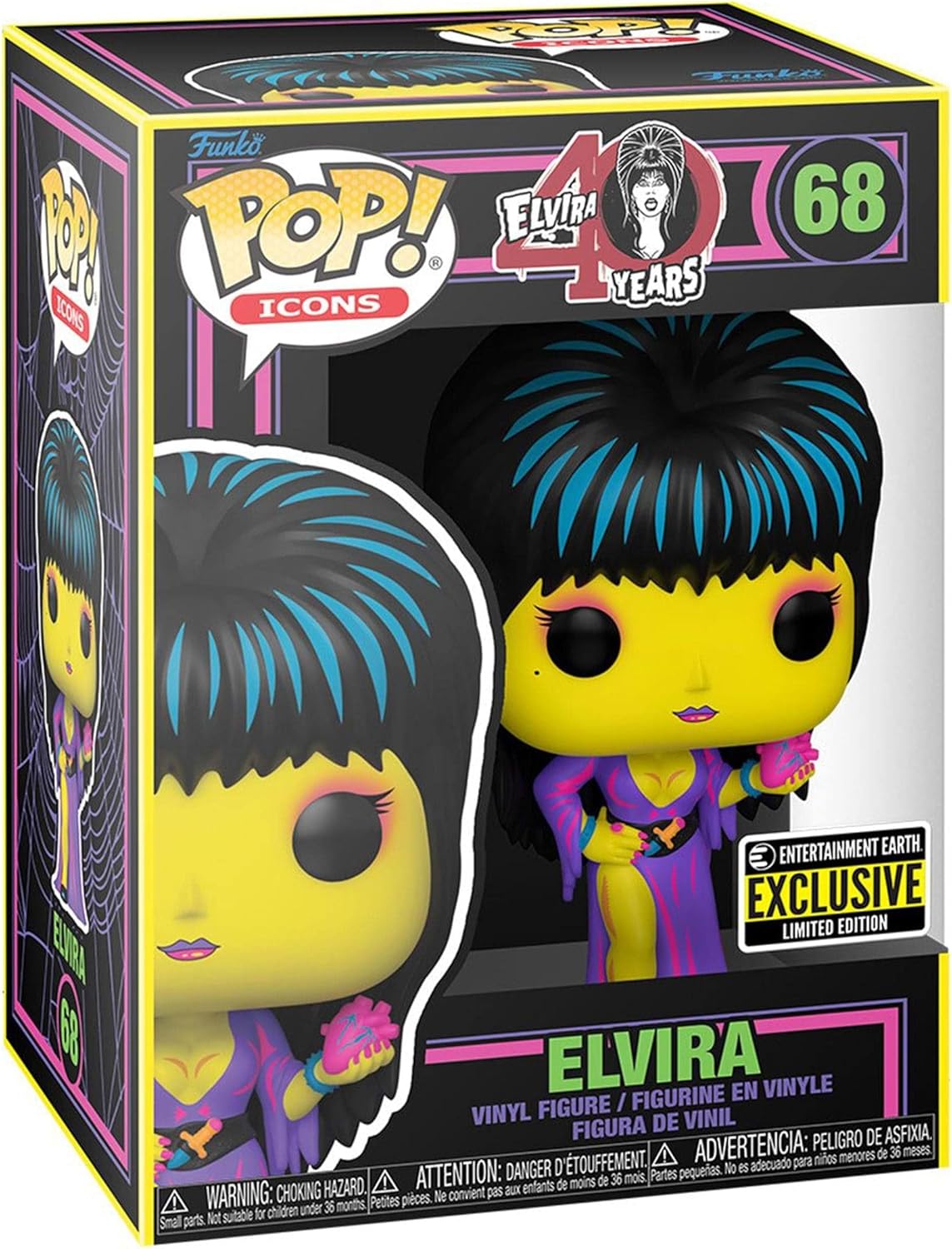 Elvira Funko Pop! Black Light Exclusive - Image 2
