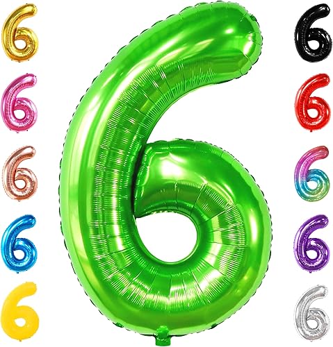 Miniatura 819 de KatchOn, Globo dorado gigante del número 8 de 40 pulgadas, globo dorado del número 8 para decoraciones de cumpleaños de 8 años para niñas